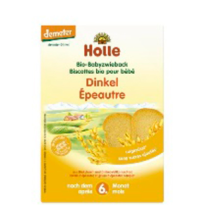 Holle Bio Tostas Trigo Espelta 2x100g 6m