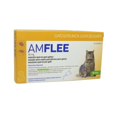 Amflee Gatos 50mg 3pipetas